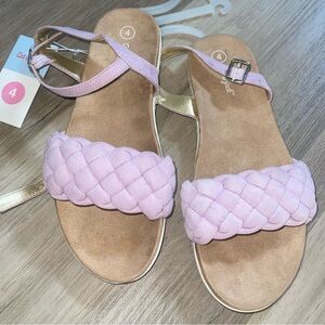 Cat & Jack Braided Strap lavender Girls Sandals